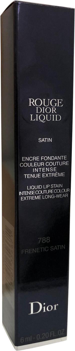 Dior Rouge Dior Liquid Satin 788 Frenetic Satin 0.20 OZ