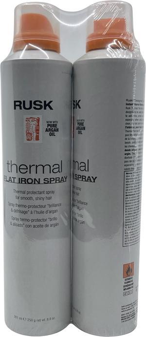 Rusk Thermal Flat Iron Spray Thermal Protectant Spray 8.8 OZ Set of 2