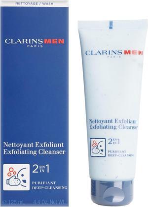 Clarins Men Exfoliating Cleanser 2 in 1 Deep Cleaning & Purifying 4.4 OZ