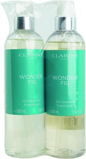 Clarins Wonder Fig Foaming Gel All Skin Types 10 OZ Set of 2
