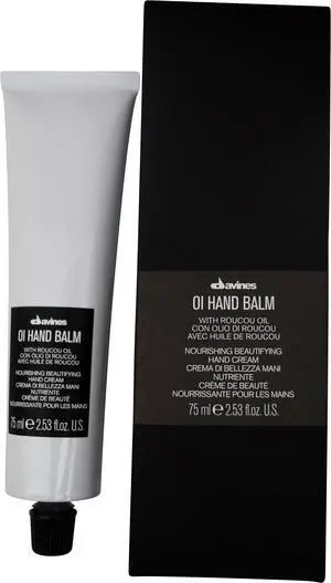 Davines OI Hand Balm Nourishing Beautifying Hand Cream, 2.53 oz.