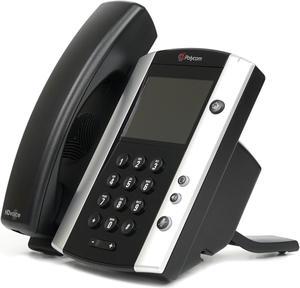 Polycom - 2200-44500-019 - VVX 500 12-line Business Media Phone (PoE) Skype for Business Edition