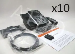 Bundle of 10 Polycom VVX 400 VoIP IP SIP Business Media Phone (2200-46157-025)