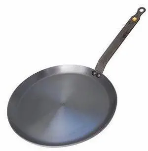 de Buyer Mineral B Element - 10.2" Round Iron Crepe Pan