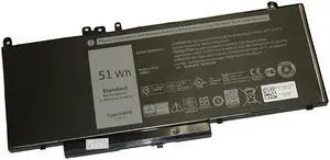 Powerwarehouse New G5M10 Replacement Battery for Dell Latitude E5450, E5550 7.4V 6460mah