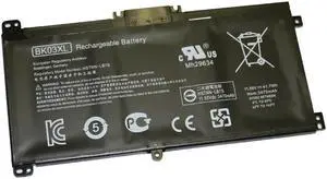 Powerwarehouse New BK03XL Replacement Battery for HP Pavilion X360 14-BA, X360 14M-BA 11.55V 3615mah