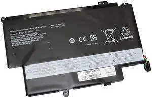 Powerwarehouse 45N1706 4-cell 14.8V, 3180mah LiIon Internal Notebook Battery for Lenovo Thinkpad S1 Yoga