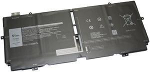 Powerwarehouse X1W0D compatible battery for Dell XPS 9310 2-in-1 7.6V, 6375mah 0FDRT DD9VF