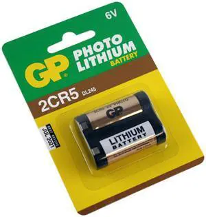 2CR5 Photo Lithium Battery - Premium Quality GP 2CR5 Battery (Retail Package)