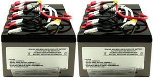 SLA Battery for APC (2)SU5000RMT5UXFMR - Powerwarehouse replacement RBC12 Catridge #12 Maintenance-Free Lead Acid Battery