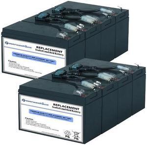 Powerwarehouse APC RBC8 UPS Battery - Premium Powerwarehouse 12V Lead Acid Battery Catridge #8 (2 Pack)