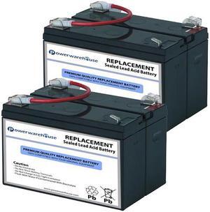 Powerwarehouse APC BK600C UPS Battery - Premium Powerwarehouse 12V Lead Acid Battery Catridge #3 (2 Pack)