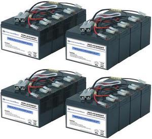 Powerwarehouse APC SU5000RMTXFMR UPS Battery - Premium Powerwarehouse 12V Lead Acid Battery Catridge #12 (2 Pack)