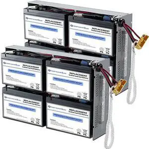 Powerwarehouse APC SU1400R2IBX135 UPS Battery - Premium Powerwarehouse 12V Lead Acid Battery Catridge #24 (2 Pack)