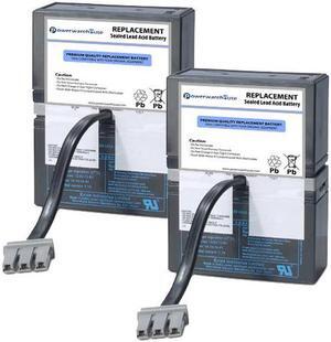 Powerwarehouse APC BR650CI-RS UPS Battery - Premium Powerwarehouse 24V Lead Acid Battery Catridge #33 (2 Pack)