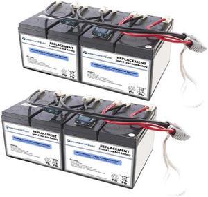 Powerwarehouse APC RBC25 UPS Battery - Premium Powerwarehouse 12V Lead Acid Battery Catridge #25 (2 Pack)
