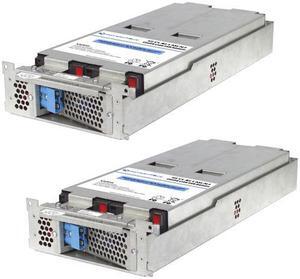 Powerwarehouse APC SUA2200R2ICH UPS Battery - Premium Powerwarehouse 12V Lead Acid Battery Catridge #43 (2 Pack)