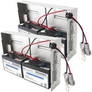 Powerwarehouse APC SU700R2IBX120 UPS Battery - Premium Powerwarehouse 12V Lead Acid Battery Catridge #22 (2 Pack)