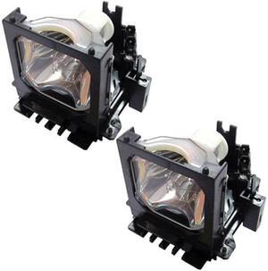 Powerwarehouse Hitachi CP-HX5000 Lamp - Premium Powerwarehouse Replacement Lamp (QTY: 2pcs)