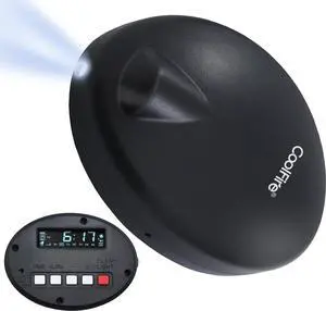 Maximal Power Vibrating Alarm Clock for Heavy Sleepers Adults and Teenagers with LCD Time Display - The Ultimate Wake-Up Solution for Heavy Sleepers, Travelers & Hearing Impaired- VB01B