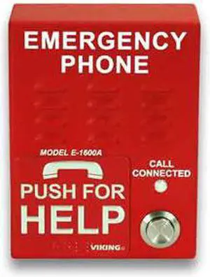 Viking Electronics - E-1600A-EWP - Viking Electronics E-1600A-EWP Emergency Phone - Surface-mountable for Emergency