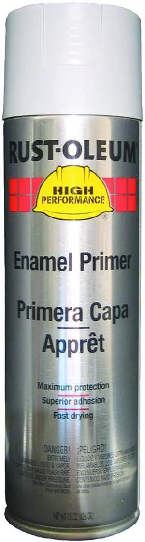 RUST-OLEUM V2182838 Rust Preventative Spray Primer, Gray, Flat Finish, 15 oz.