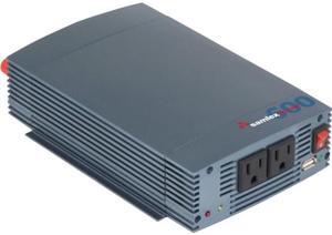 Samlex - SSW60012A - Samlex - Ssw60012a 600 Watt Pure Sine Wave Inverter 12vdc To 115vac With 2 Three Prong Outlets & A