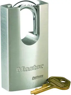MASTER LOCK 7045 Padlock, Keyed Different, Partially Hidden Shackle,