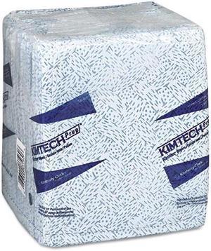 Kimberly-Clark - 33560 - KIMTEX Wipers, 1/4-Fold, 12 1/2 x 13, Blue, 66/Box, 8 Boxes/Carton