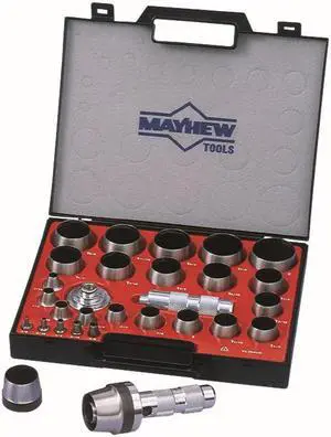 Mayhew Pro Hollow Punch Set,Not Tether Capable  66006