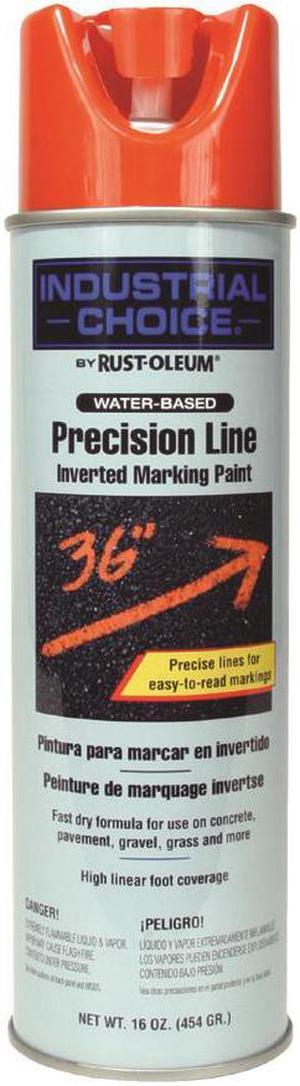 RUST-OLEUM 203035 Inverted Marking Paint Aerosol, 17 oz., Alert Orange, Water