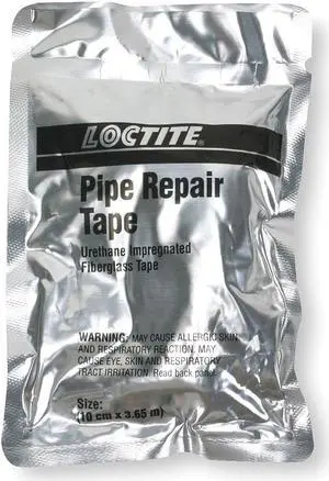 LOCTITE 269078 Pipe Repair Kit,Tape,4 Inx12 Ft Roll,Ylw
