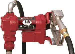 FILL-RITE FR1210H Fuel Transfer Pump, 12VDC, 15 GPM, 1/4 HP, Cast iron, 1" NPT
