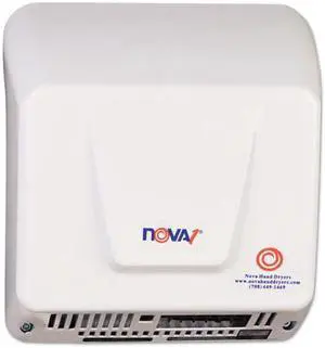 World Dryer 083000000 NOVA 1 - Universal Voltage, White, Economical & ADA Hand Dryers