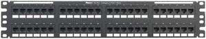 Panduit - NK6PPG48Y - Panduit NK6PPG48Y 48-Port Network Patch Panel - 48 x RJ-45 - 48 Port(s) - 48 x RJ-45 - 48 x RJ-11