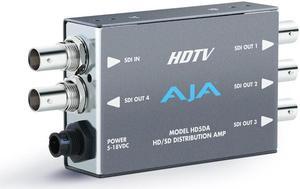 AJA Video Systems - HD5DA - AJA VIDEO 4-way HD5DA Distribution Amplifier - 270MHz