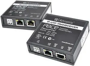 Altronix - PACE1PRMT - Long Range Ethernet over UTP/CAT5e Receiver/Transceiver adapter kit. Transmits IP video/data over
