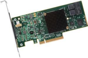 LSI Logic - LSI00407 - LSI Logic MegaRAID SAS 9341-8i SGL - 12Gb/s SAS, Serial ATA/600 - PCI Express 3.0 x8 - Plug-in