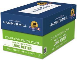 Hammermill Copier Digital Cover Stock 100 lbs. 8 1/2 x 11 Photo White 1500 Sheets 120024