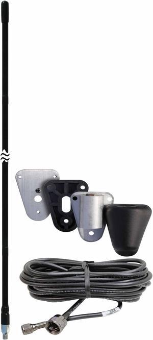 ProComm - FLCB 5K - Procomm - Freightliner Cascadia Rear Cab Mount Cb Antenna Kit