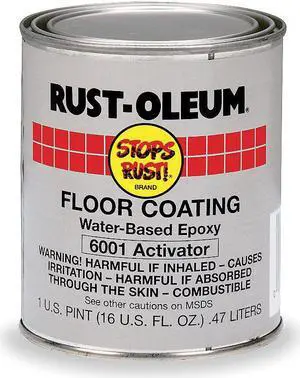 RUST-OLEUM 6001604 6000 Epoxy Floor Coating Activator,1 pt.