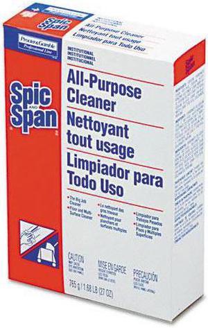 P&G 31973 Spic and Span All-Purpose Cleaner, Powder - 27 oz (1.69 lb) - 1 Each - Orange