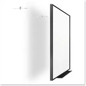 Acco Brands - NA3624FB - Fusion Nano-Clean Magnetic Whiteboard, 36 x 24, Black Frame