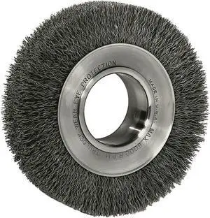 WEILER 93007 Crimped Wire Wheel Wire Brush, Arbor, 6"