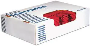 Heritage Bag / Novolex - A4823PR - Healthcare Biohazard Printed Can Liners, 8-10 gal, 1.3mil, 24 x 23, Red, 500/CT,