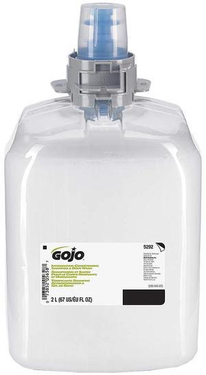 Gojo - 5292-02 - Invigorating 3-in-1 Shampoo and Body Wash, Citrus Spice, 2000mL Refill, 2/Ctn