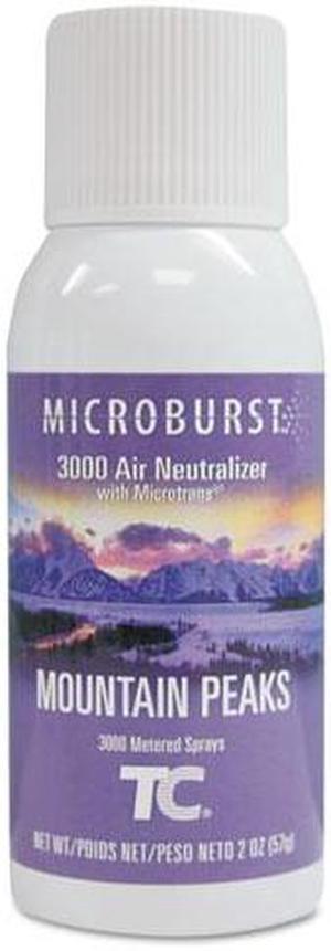 Rubbermaid - FG4012571 - Air Freshener Refill, Microburst(R) 3000, 30 days Refill Life, Mountain Peaks Fragrance