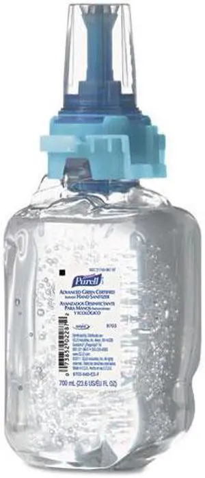 Purell - 8703-04 - Advanced Green Certified Instant Hand Sanitizer Refill Gel, 700 mL