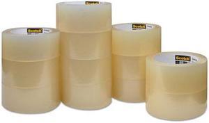 Scotch Greener Commercial Grade Packaging Tape 1.88" x 54.6yds 3" Core Clear 12