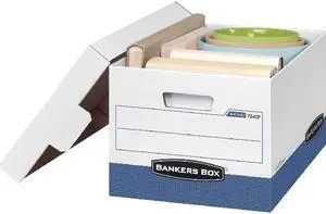 Bankers Box File,Box,Ltr/Lgl,Wh,Be 0724314
